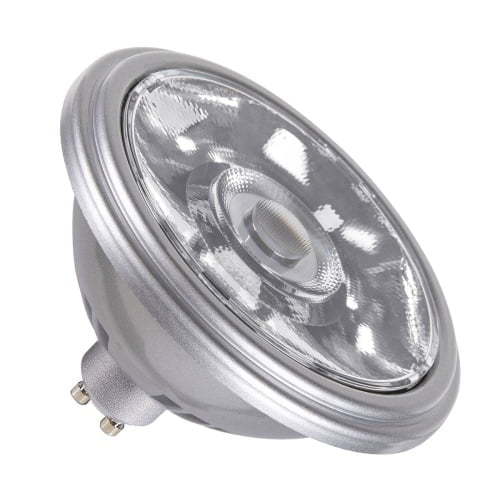 QPAR111 GU10, LED Leuchtmittel silber 12,5W 4000K CRI90 10°