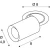 NUMINOS® PROJECTOR XS, Deckeneinbauleuchte, 2700 K, 40°, zylindrisch, schwarz / chrom 8