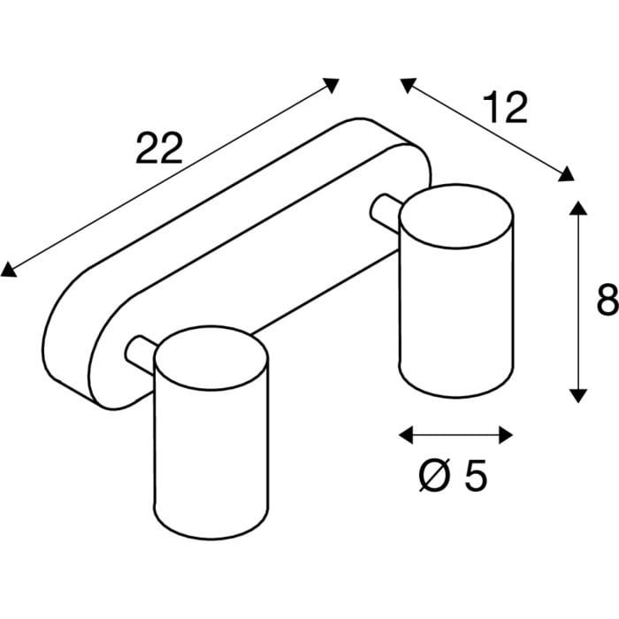 HELIA, Wand- und Deckenleuchte, zweiflammig, LED, 3000K, 35°, weiß 2