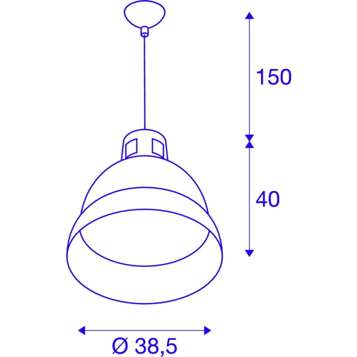 PARA 380, Pendelleuchte, A60, schwarz, max. 160W 5