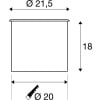 DASAR® 215,  Bodeneinbauleuchte, QPAR111, IP67, rund, edelstahl 316, max. 75W 6